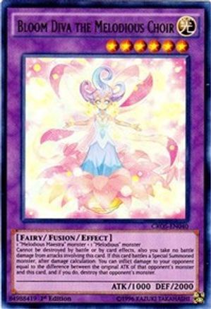 Bloom Diva the Melodious Choir [CROS-EN040] Ultra Rare