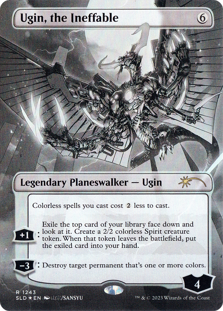 Ugin, the Ineffable (Borderless) [Secret Lair Drop Series]