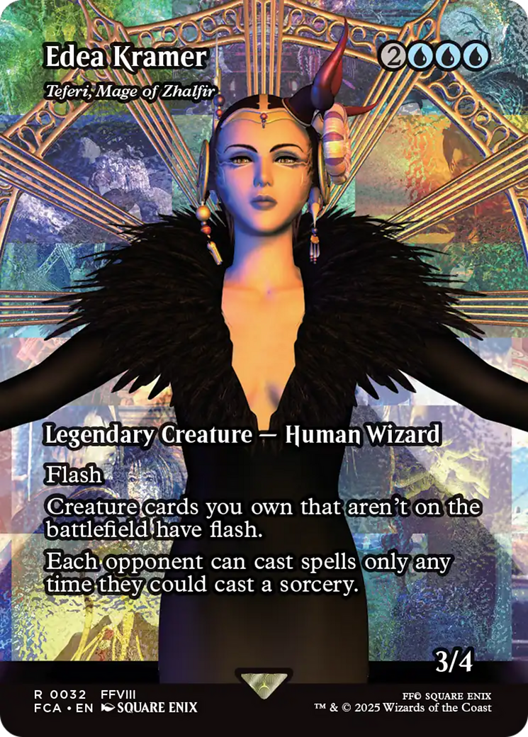 Edea Kramer - Teferi, Mage of Zhalfir (Showcase) [FINAL FANTASY : Through the Ages]