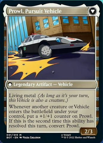 Prowl, Stoic Strategist // Prowl, Pursuit Vehicle [Transformers]