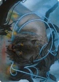 Bind the Monster Art Card [Kaldheim Art Series]
