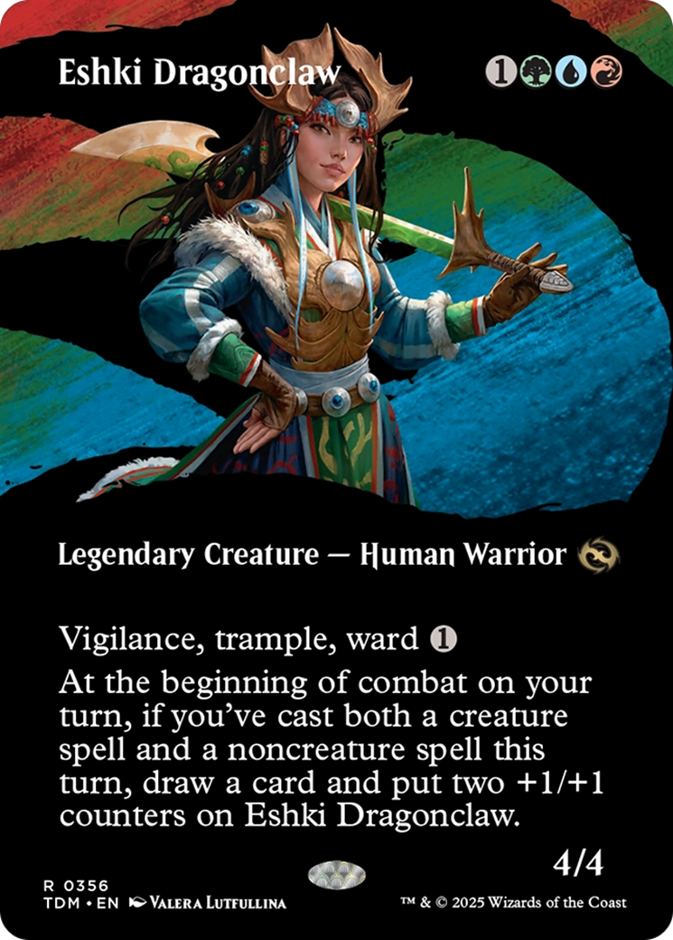 Eshki Dragonclaw (Borderless) [Tarkir: Dragonstorm]