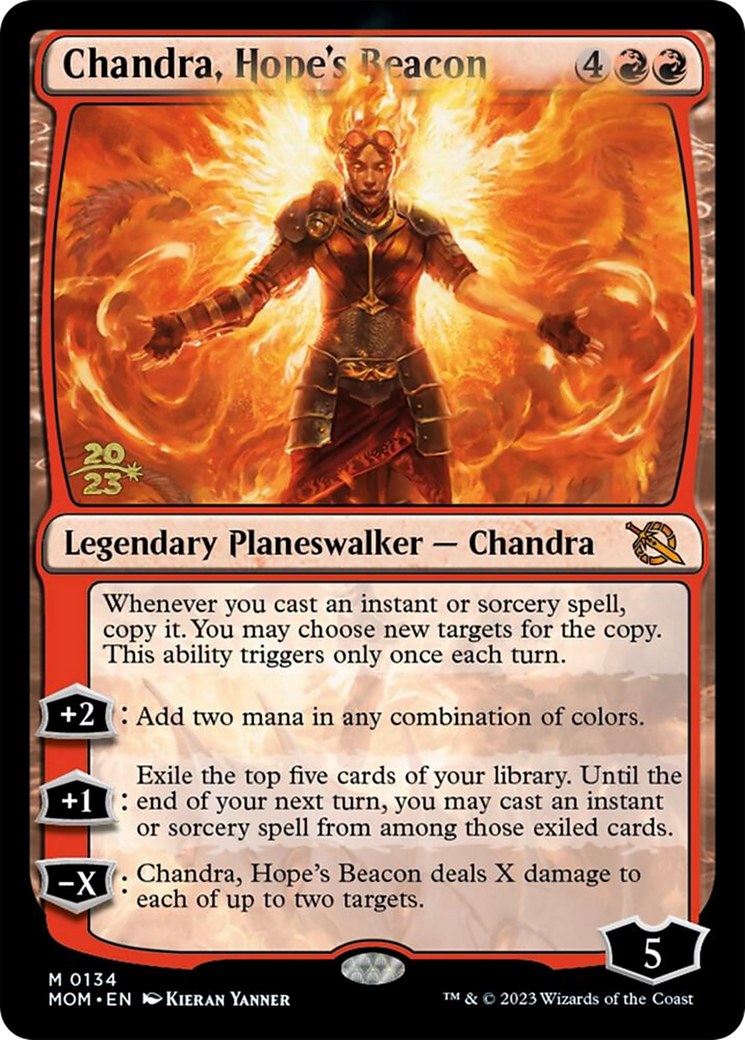 Chandra, Hope's Beacon [March of the Machine Prerelease Promos]