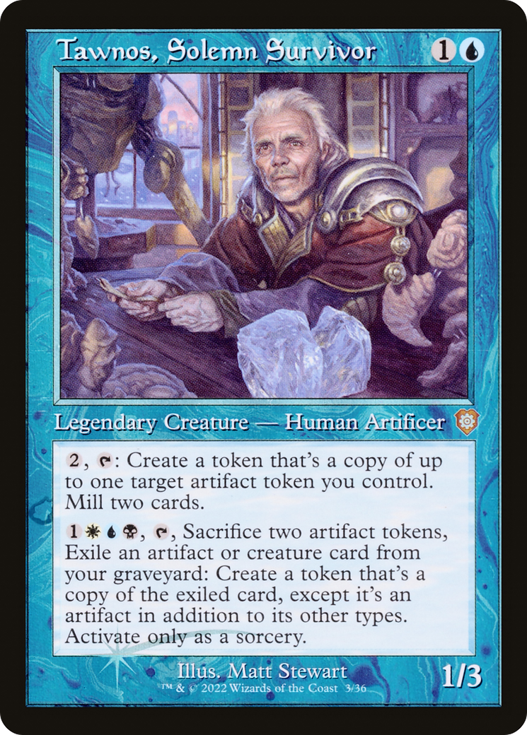 Tawnos, Solemn Survivor (Retro) [The Brothers' War Commander]