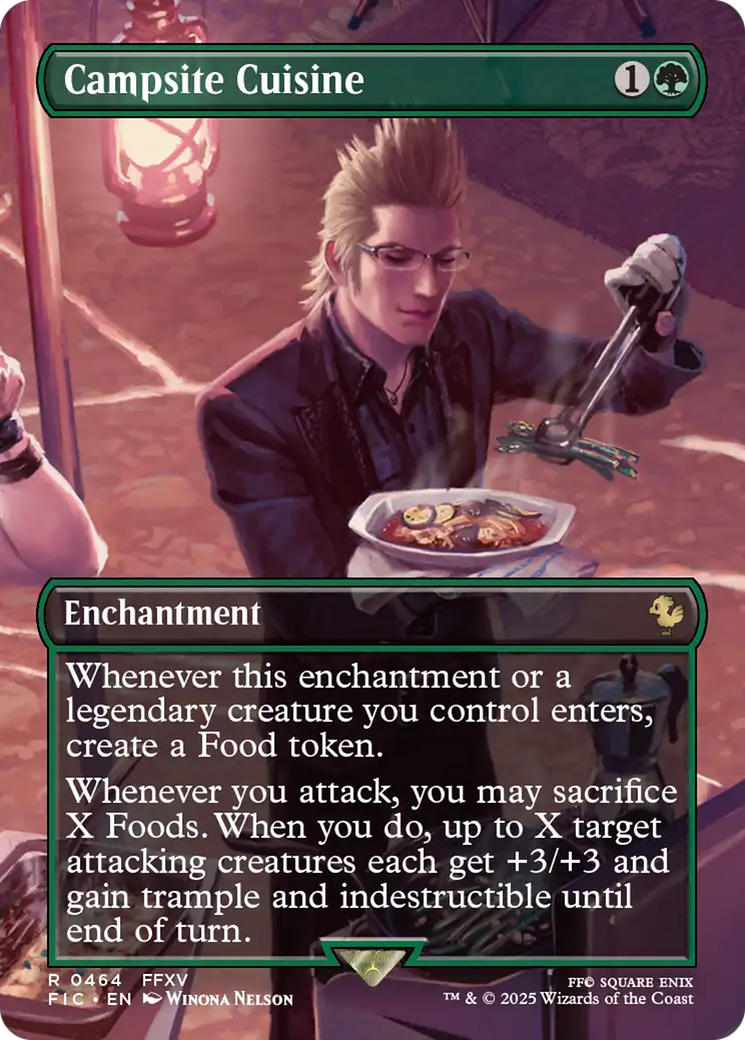 Campsite Cuisine (Borderless) [FINAL FANTASY Commander] (FIC-464)