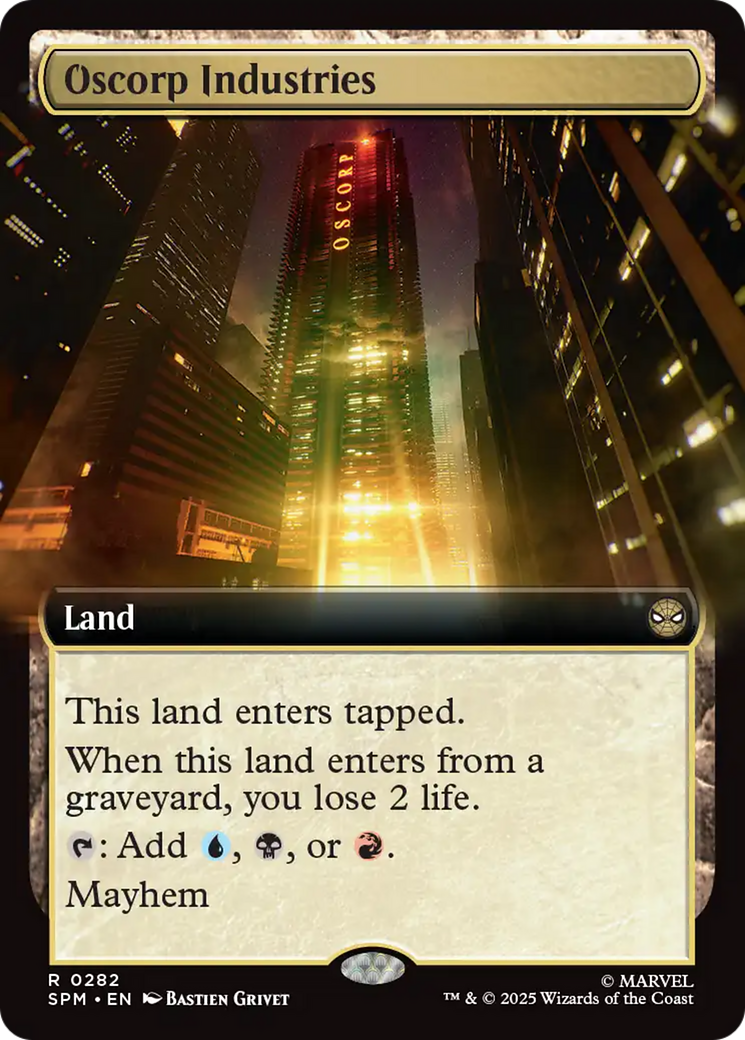 Oscorp Industries (Extended Art) [Marvel's Spider-Man](SPM-282)