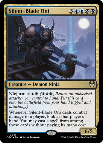 Silent-Blade Oni [Outlaws of Thunder Junction Commander]