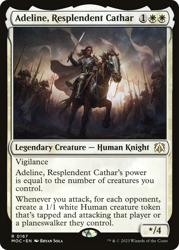 Adeline, Resplendent Cathar [March of the Machine Commander]