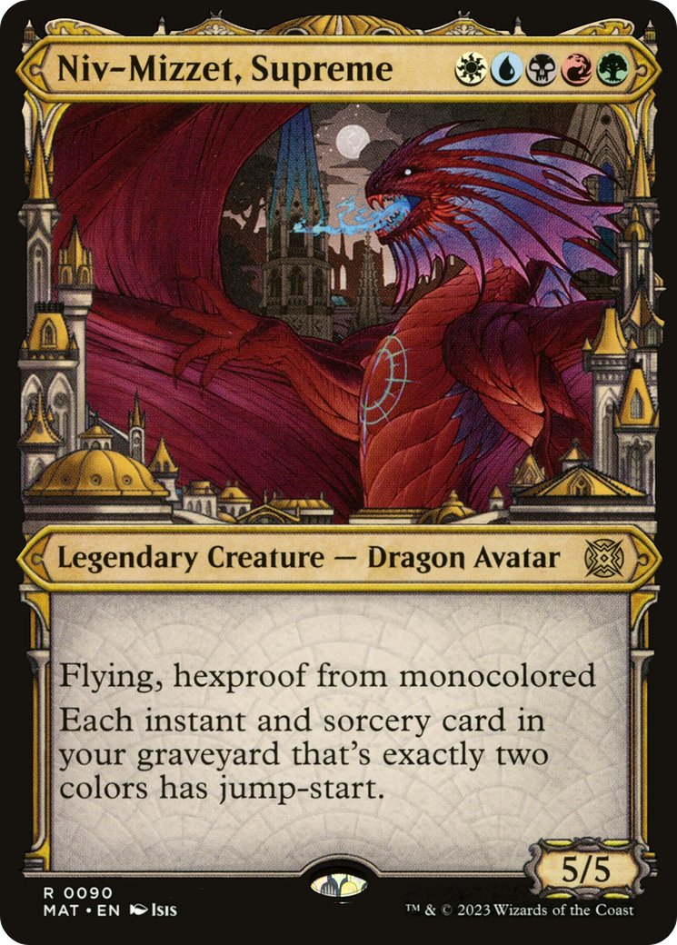 Niv-Mizzet, Supreme (Showcase) [March of the Machine: The Aftermath]