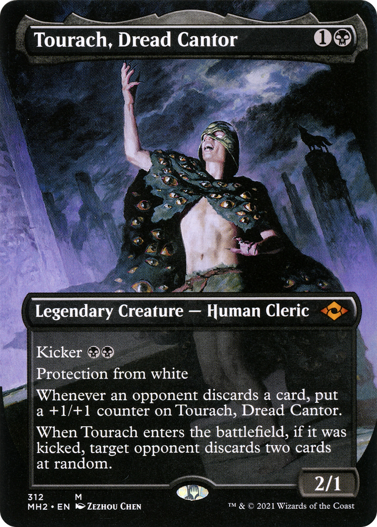 Tourach, Dread Cantor (Borderless Alternate Art) [Modern Horizons 2]