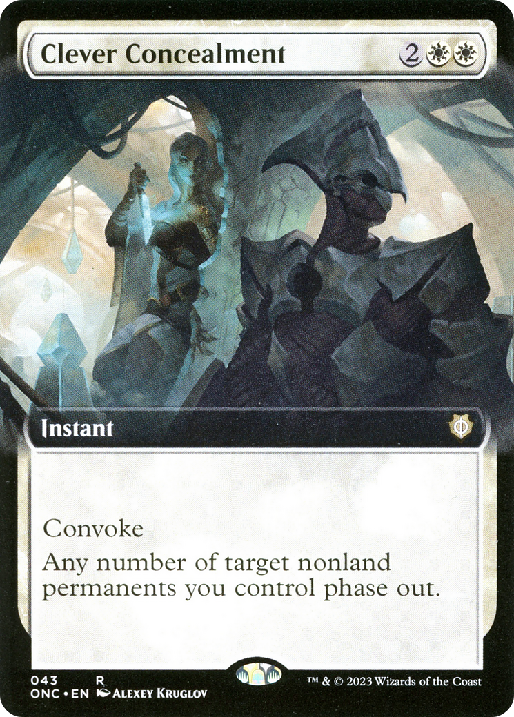 Clever Concealment (Extended Art) [Phyrexia: All Will Be One Commander]