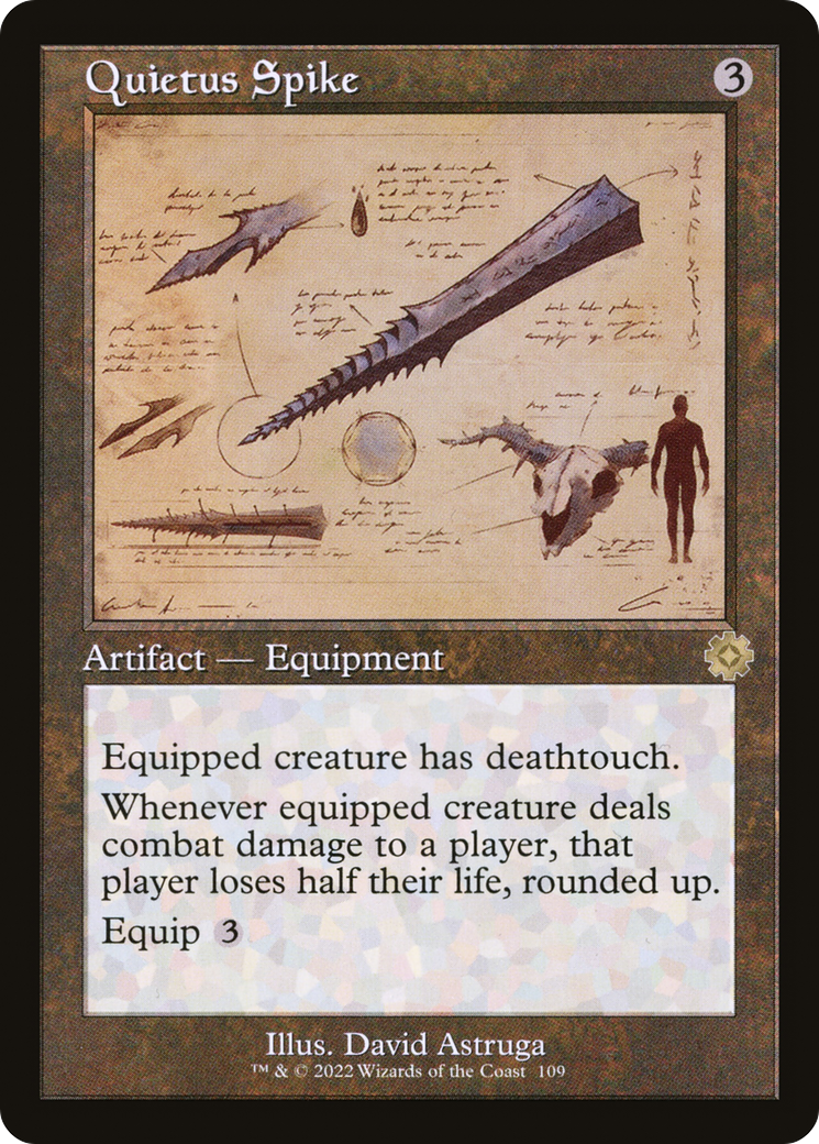 Quietus Spike (Retro Schematic) [The Brothers' War Retro Artifacts]