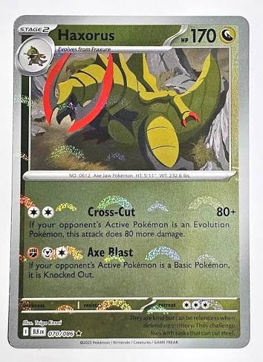 Haxorus (070/086) (Poke Ball Pattern) [Scarlet & Violet: Black Bolt]