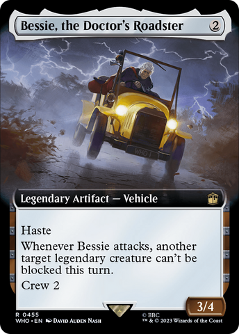 Bessie, the Doctor's Roadster (Extended Art) [Doctor Who]