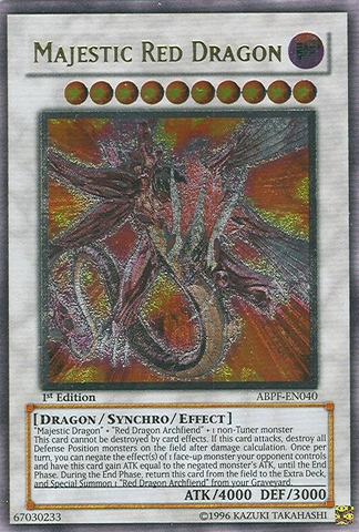 Majestic Red Dragon [ABPF-EN040] Ultimate Rare