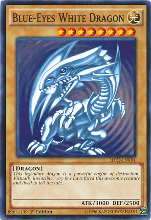 Blue-Eyes White Dragon (Version 2) [LDK2-ENK01] Common
