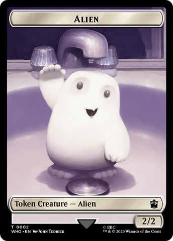 Copy // Alien Double-Sided Token [Doctor Who Tokens]