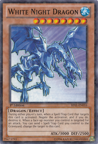White Night Dragon [BP01-EN016] Starfoil Rare