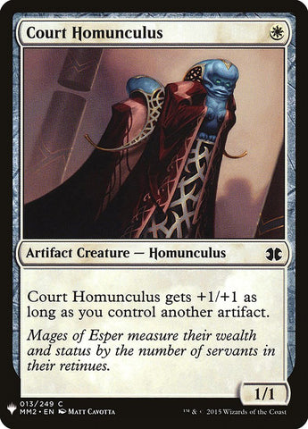 Court Homunculus [Mystery Booster]