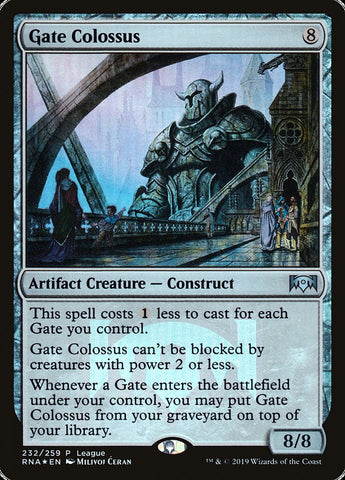 Gate Colossus (League) [Ravnica Allegiance Promos]