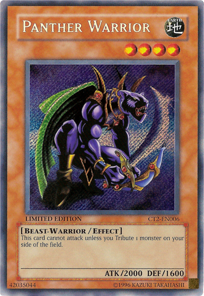 Panther Warrior [CT2-EN006] Secret Rare