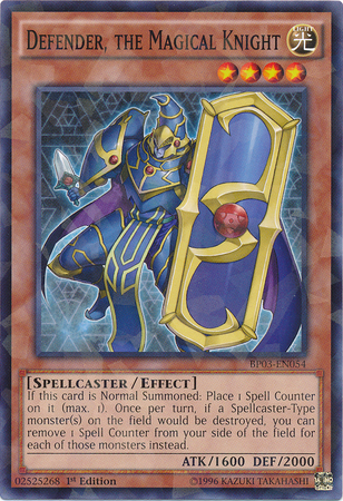 Defender, The Magical Knight [BP03-EN054] Shatterfoil Rare