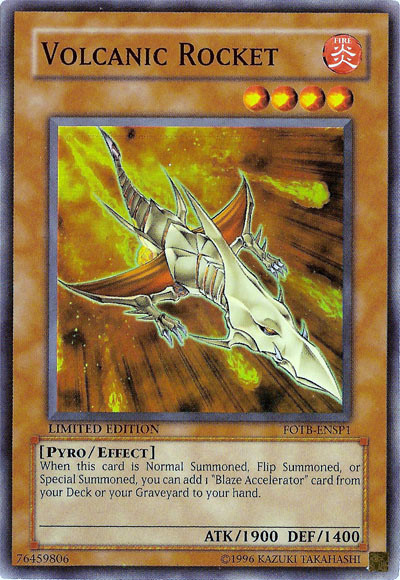 Volcanic Rocket [FOTB-ENSP1] Super Rare