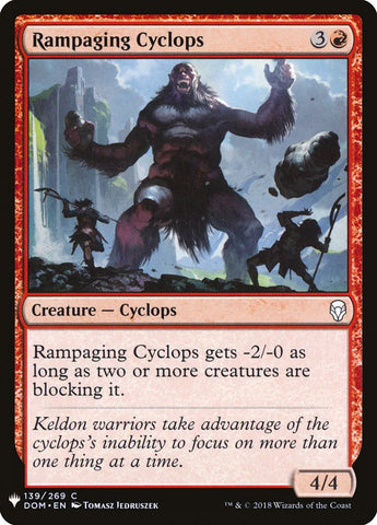 Rampaging Cyclops [Mystery Booster]