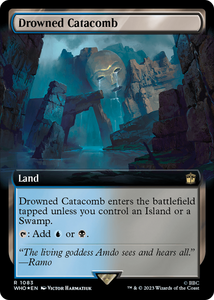 Drowned Catacomb (Extended Art) (Surge Foil) [Doctor Who]