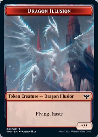 Dragon Illusion Token [Innistrad: Crimson Vow Tokens]