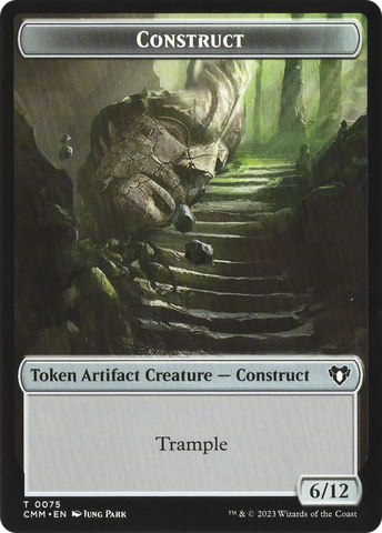 City's Blessing // Construct (0075) Double-Sided Token [Commander Masters Tokens]