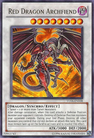 Red Dragon Archfiend [TU06-EN008] Rare