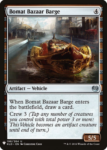 Bomat Bazaar Barge [Mystery Booster]