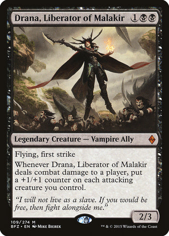 Drana, Liberator of Malakir [Battle for Zendikar]