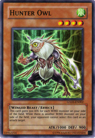 Hunter Owl [GX03-EN002] Super Rare