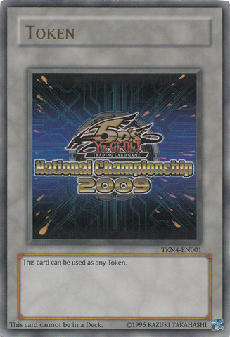 Yu-Gi-Oh 5D's 2009 National Championship Token [TKN4-EN001] Ultra Rare
