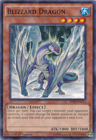 Blizzard Dragon [BP03-EN031] Shatterfoil Rare