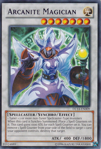 Arcanite Magician (Blue) [DL14-EN009] Rare