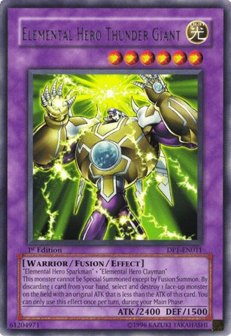 Elemental Hero Thunder Giant [DP1-EN011] Rare