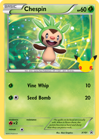 Chespin (XY01) [First Partner Pack]