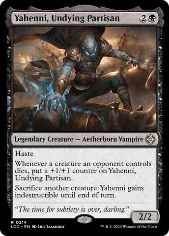Yahenni, Undying Partisan [The Lost Caverns of Ixalan Commander]