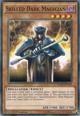 Skilled Dark Magician [YGLD-ENC19] Common