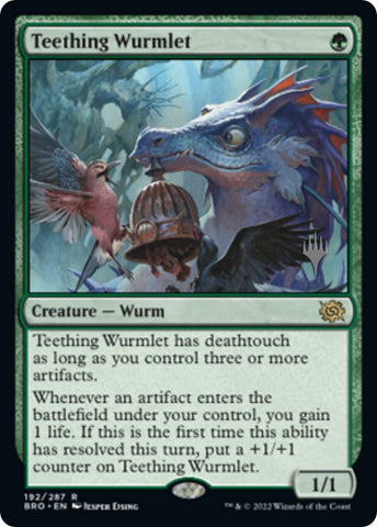 Teething Wurmlet (Promo Pack) [The Brothers' War Promos]