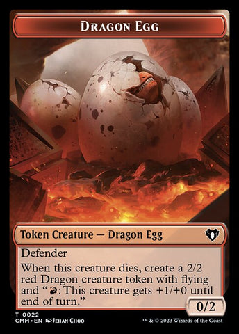 City's Blessing // Dragon Egg Double-Sided Token [Commander Masters Tokens]