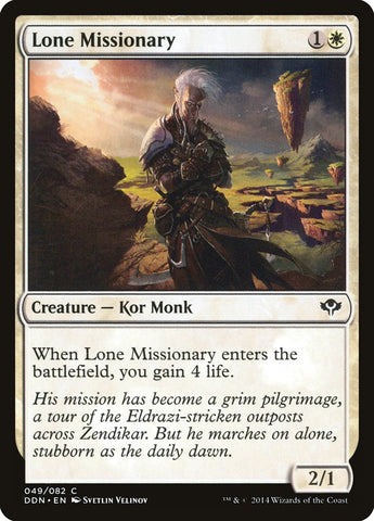 Lone Missionary [Duel Decks: Speed vs. Cunning]