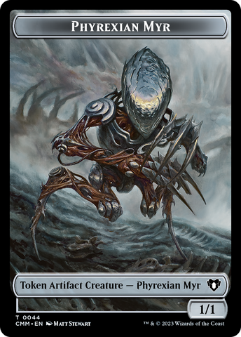 Phyrexian Myr Token [Commander Masters Tokens]