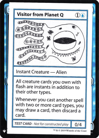 Visitor from Planet Q [Mystery Booster Playtest Cards]