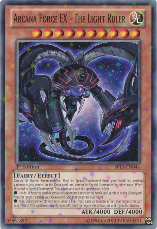 Arcana Force EX - The Light Ruler [SP13-EN044] Starfoil Rare