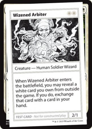 Wizened Arbiter (2021 Edition) [Mystery Booster Playtest Cards]
