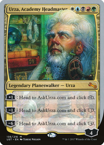 Urza, Academy Headmaster [Unstable]